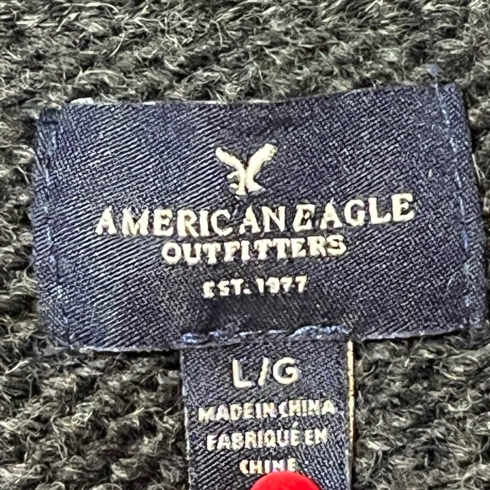American Eagle Women’s size large Nordic fair isle wool blend sweater - Picture 7 of 8
